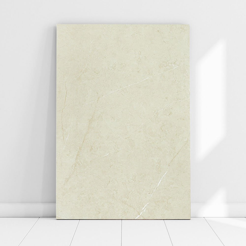 Apricot Arc high gloss laminate by Micara with soft pastel apricot tone and glossy finish